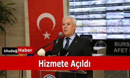 Afet Koordinasyon Merkezi hizmete açıldı