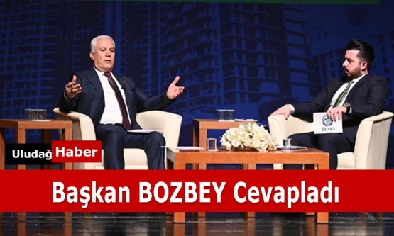 Gayrimenkul sektörü sordu, Mustafa Bozbey cevapladı