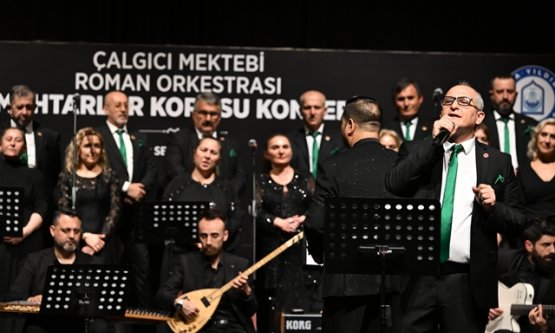 Yıldırım'da muhtarlardan sahne ŞOV