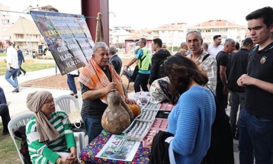 Nilüfer Tohum Takas Şenliği'nde yerel tohumlar paylaşıldı