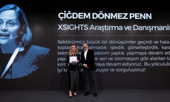 TÜAD Araştırma Zirvesi 2025'te Sektörün Nabzı Tuttuldu: Çiğdem Penn'e 'Meslekte 25. Yıl' Plaketi