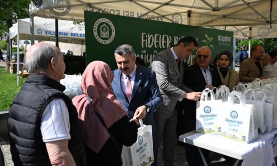 Yıldırım Belediyesi'nden Tarıma ve Sağlıklı Gıdaya Destek: 50 Bin Fide Dağıtıldı