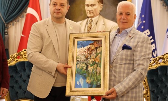 Başkan Bozbey, Kardeş Şehir Tırnova Belediye Başkanı Panov'u Ağırladı: İş Birliği Geliştirilecek!
