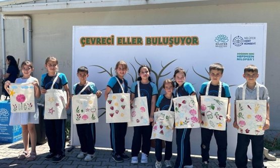 Nilüfer Belediyesi'nden Çocuklara Çevre Bilinci: 'Çevreci Eller Buluşuyor' Etkinliği Yoğun İlgi Gördü!