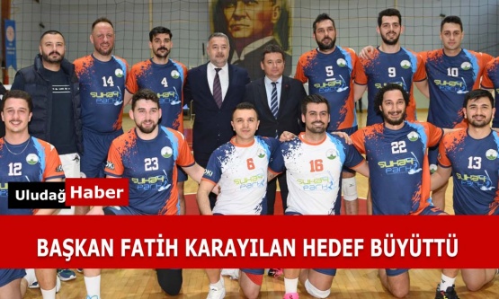 Osmangazi Belediyespor Erkek Voleybol Takımı 1. Lig'e Yükseldi: Başkan Fatih Karayılan Hedef Büyüttü!