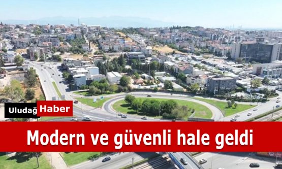 Bursa Büyükşehir Belediyesi'nden Filament Kavşağı'na Asfalt Yenileme Çalışması