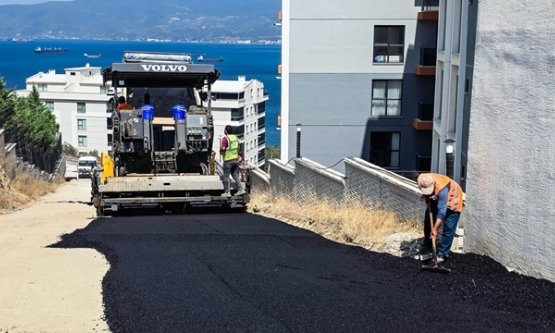 Gemlik Hisar Mahallesi'nde Asfaltlama Çalışması: Yol Sorunu Çözüme Kavuştu