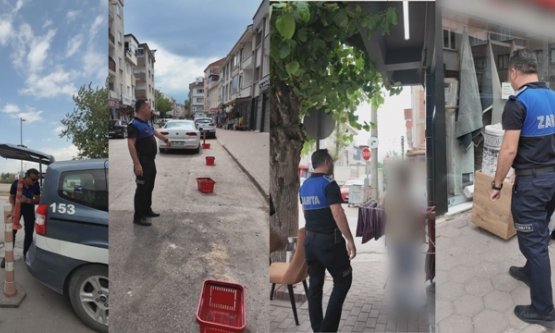 İnegöl Belediyesi Kaldırım İşgallerine Karşı Harekete Geçti