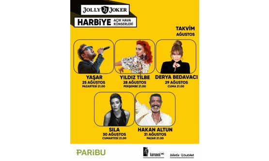 Jolly Joker Harbiye'de Yazın Son Konserleri: Müzik Dolu Bir Veda