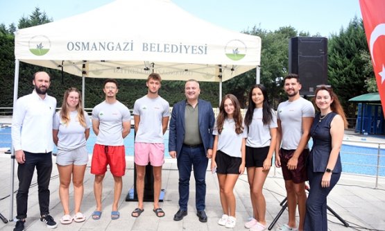 Osmangazi Belediyesi Yaz Spor Okulları Yüzme Kursları Büyük İlgi Gördü