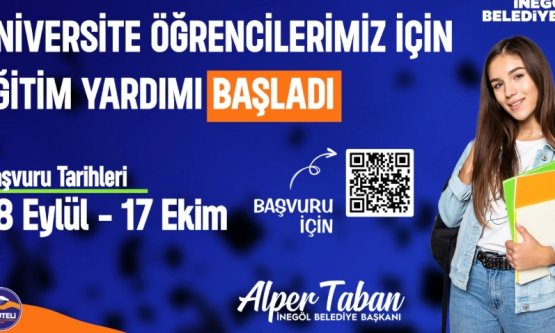 İnegöl Belediyesi'nden Üniversite Öğrencilerine 6 Milyon TL Eğitim Yardımı