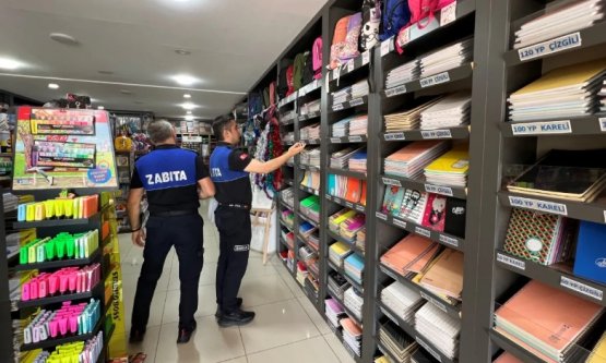 İnegöl Belediyesi Zabıta Ekipleri Kırtasiye Fiyatlarını Mercek Altına Aldı