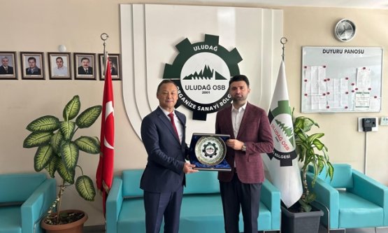Kırgızistan Büyükelçisi'nden Uludağ OSB'ye Ziyaret: Enes Çelik'e Özel Davet