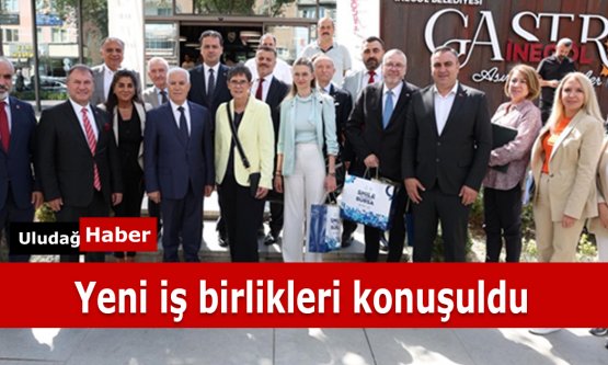 Mustafa Bozbey Alman Heyetini İnegöl'de Ağırladı