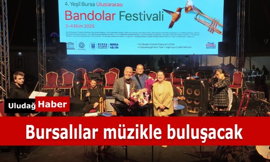 4. Yeşil Bursa Uluslararası Bandolar Festivali, Fatih Erkoç Konseriyle Başladı