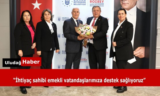 Başkan Bozbey'den TÜED Üyelerine Destek Sözü: 'Emeklilerin Bütçesine Katkı Sunmaya Devam Edeceğiz'