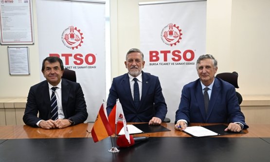 BTSO'dan Türk-İspanyol İş Birliği Hamlesi: İhracat ve Sanayi Odaklı Protokol İmzalandı