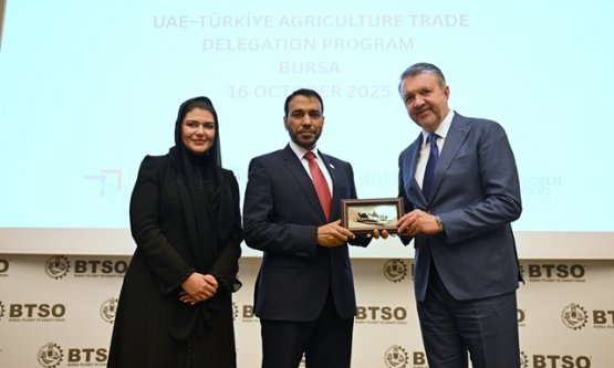 BTSO, Dubai Ticaret Heyetini Ağırladı: Gıda Sektöründe 40 Milyar Dolarlık Hedefe Doğru Yeni İş Birlikleri