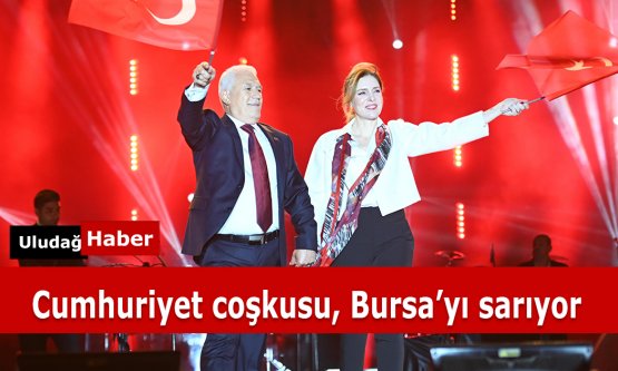 Bursa'da Cumhuriyet Bayramı Coşkusu Dorukta: 102. Yıl Kutlamaları Kubat, Buray ve Edis Konserleriyle Şenlenecek