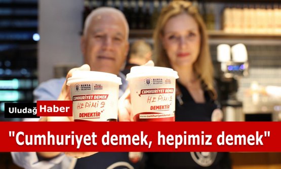 Bursa'da Cumhuriyet Coşkusu Başladı: Başkan Bozbey'den 'Cumhuriyet Demek' Temalı İkram