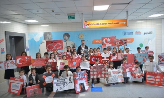 Çocuk Dostu Metro İstasyonu Cumhuriyet Coşkusuyla Süslendi: Dörtçelik'te İlkokul Öğrencilerinden Anlamlı Sergi