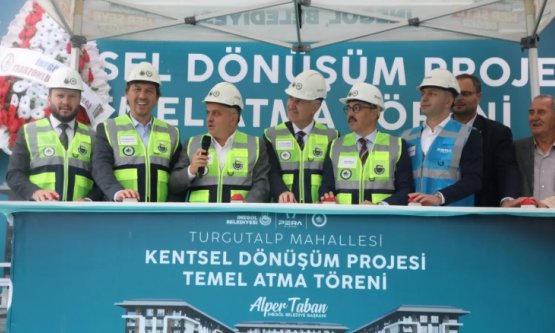 İnegöl'ün İlk Yerinde Dönüşümü Başladı: Turgutalp Mahallesi Projesi'nin Temeli Atıldı