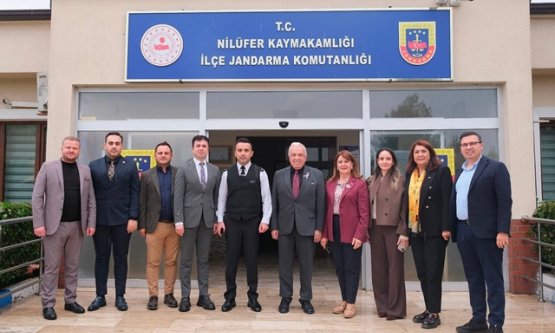 Nilüfer Belediye Başkanı Şadi Özdemir'den Yeni Jandarma Komutanına Ziyaret