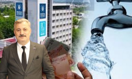 Anahtar Parti İl Başkanı Fikret Aslan'dan Su Zammına Sert Tepki