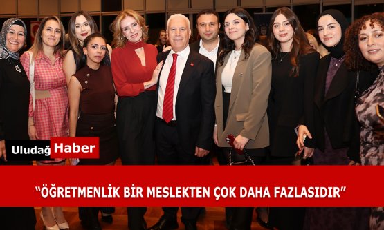 Bursa Büyükşehir Belediyesi Öğretmenleri 24 Kasım'da Kutlama Yemeğinde Buluştu