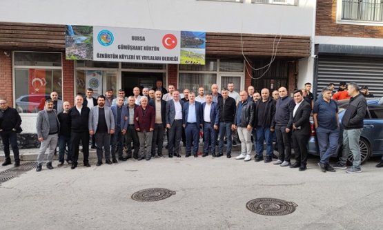Bursa Gümüşhane Kürtün Özkürtün Köyleri ve Yaylaları Derneği'nde Mustafa Demirci Dönemi Başladı