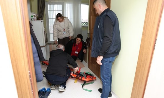 Nilüfer Belediyesi'nden Kapsayıcı Afet Bilinci Adımı: Huzurevinde Başarılı Tahliye Tatbikatı