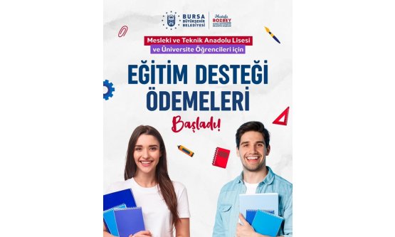 Bursa'da Öğrenci Dostu Hamle: 10 Bin Gencin Eğitim Desteği Hesaplara Yattı!