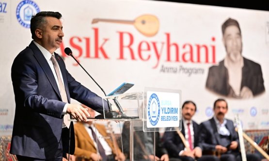 Yıldırım Belediyesi'nden Büyük Ozan Aşık Reyhani'ye Vefa: 19. Vefat Yıldönümü Anıldı