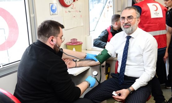 Kestel'de Ramazan Öncesi Anlamlı Adım: Başkan Ferhat Erol'dan Kan Bağışı Seferberliği