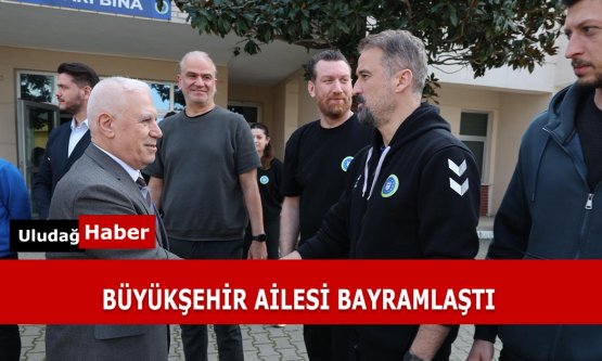 Başkan Mustafa Bozbey'den Büyükşehir Ailesine Bayram Ziyareti: 'Hedefimiz Dünya Markası Bir Belediye!'