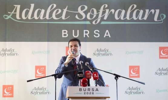 Saadet Partisi Lideri Mahmut Arıkan Bursa'da: 'Adalet Sofrası'nda Erken Seçim ve Dış Politika Mesajları!
