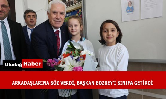 Sınıf Başkanının Seçim Vaadi Gerçek Oldu: Başkan Bozbey Miniklerin Davetini Kırmadı!