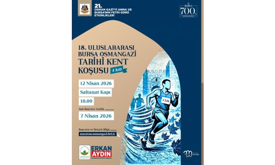Bursa'nın 700. Fetih Yılında Dev Organizasyon: 18. Uluslararası Tarihi Kent Koşusu Başlıyor!