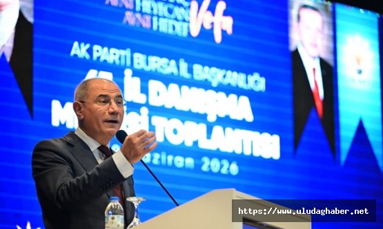 AK Parti Bursa İl Başkanlığı 65. il danışma meclisi toplantısını gerçekleştirdi