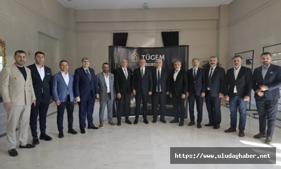 Btso Başkanı İbrahim Burkay gayrimenkul sektörü temsilcileriyle buluştu