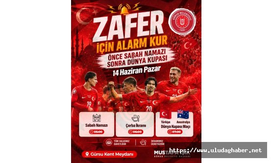Gürsu Belediyesi milli maçı dev ekranda yayınlayacak