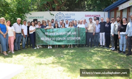 Nilüfer'de katı atık tesisine karşı ortak mücadele kararı alındı