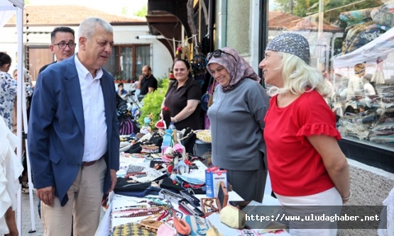 Osmangazi Belediyesi Kadın Girişimciler Sokağı ile kadın üreticileri destekledi