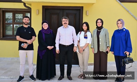 Yıldırım Belediye Başkanı Oktay Yılmaz Filistin heyetini ağırladı
