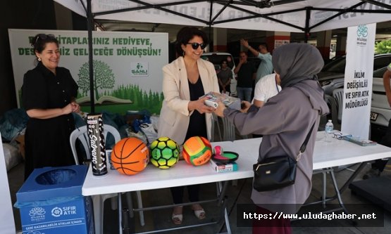 Nilüfer Belediyesi'nin kitap geri dönüşüm kampanyasıyla 7 bin ton kağıt ekonomiye kazandırıldı