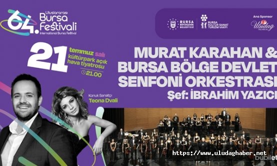 Uluslararası Bursa Festivali kapılarını dünyaca ünlü tenor Murat Karahan konseriyle açıyor