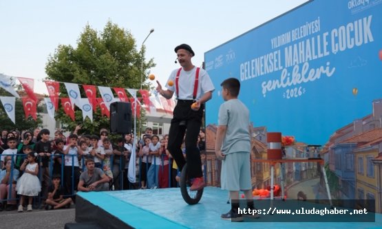 Yıldırım Belediyesi geleneksel mahalle çocuk şenliklerini başlattı