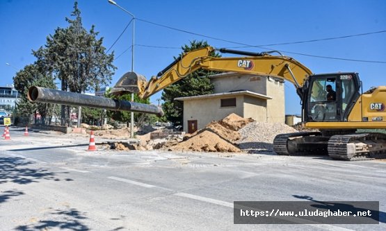 Bursa Büyükşehir Belediyesi'nden Orhangazi'ye 4 kilometrelik yeni içme suyu hattı