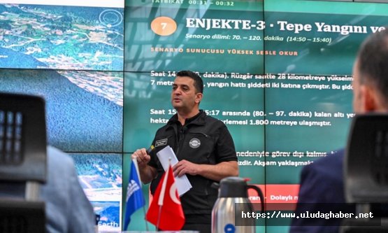 Bursa Büyükşehir Belediyesi#039;nden orman yangınlarına karşı kapsamlı masa başı tatbikatı