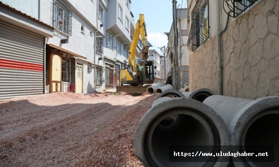 Bursa Büyükşehir Belediyesi#039;nden Yavuzselim Mahallesi#039;nde altyapı hamlesi
